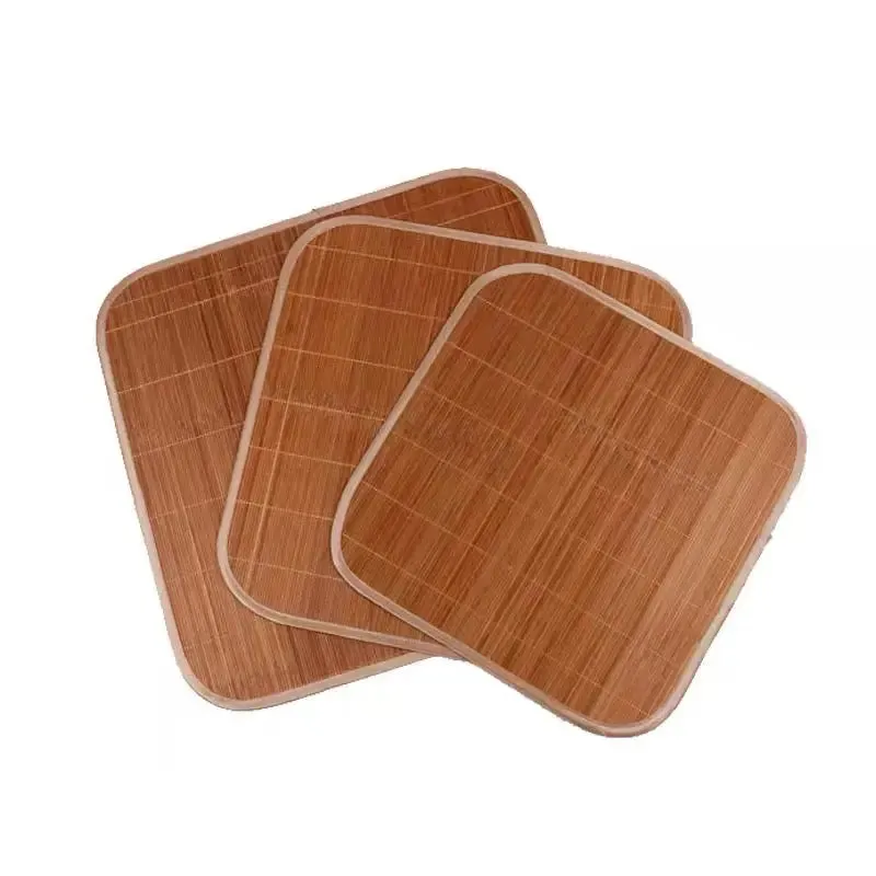2 Pieces Bamboo Seat Cover Pet Cushion Summer Cool Mat Chair Sofa Car Mat Rug BSC08
