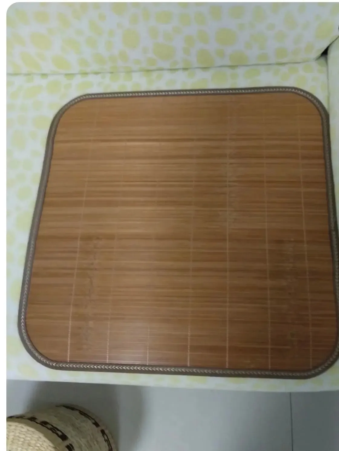2 Pieces Bamboo Seat Cover Pet Cushion Summer Cool Mat Chair Sofa Car Mat Rug BSC08