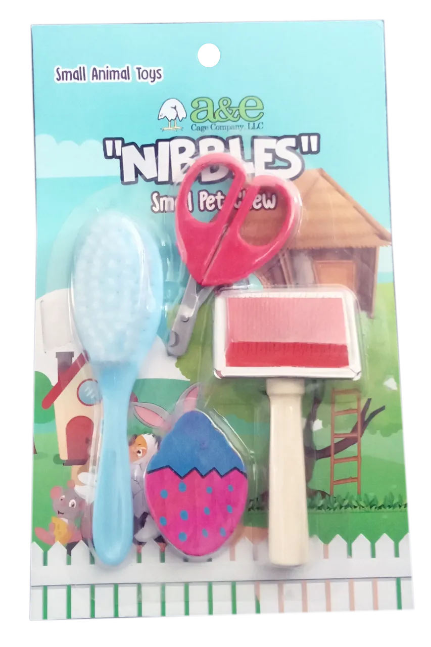 A & E Cage Nibbles Small Animal Grooming Kit