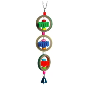 A and E Cages Made in America Gears and Rings Bird Toy