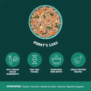 A Pup Above Grain-Free Porky's Luau Gently Cooked Dog Food