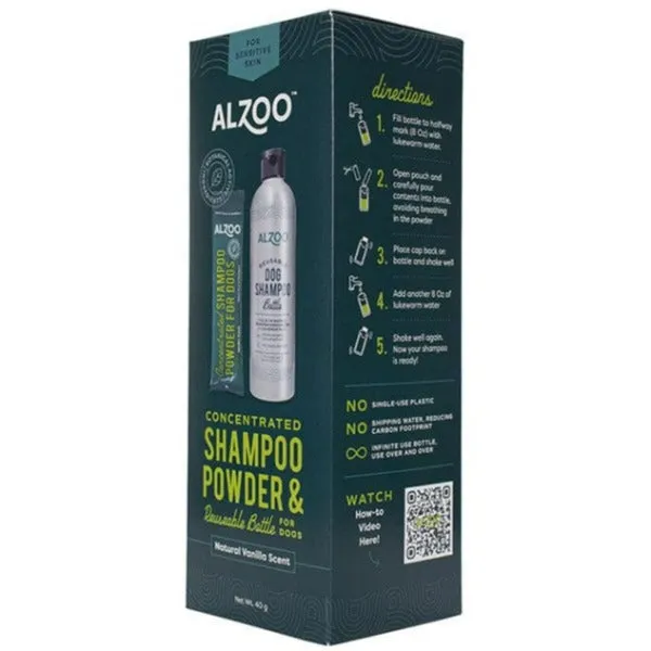 ALZOO Concentrated Shampoo Powder Kit for Dogs