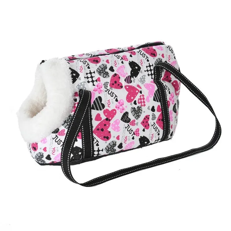 Anniepaw Classic Small Dog Pet Carrier Cozy Soft Backpack Sling Bag for Travel
