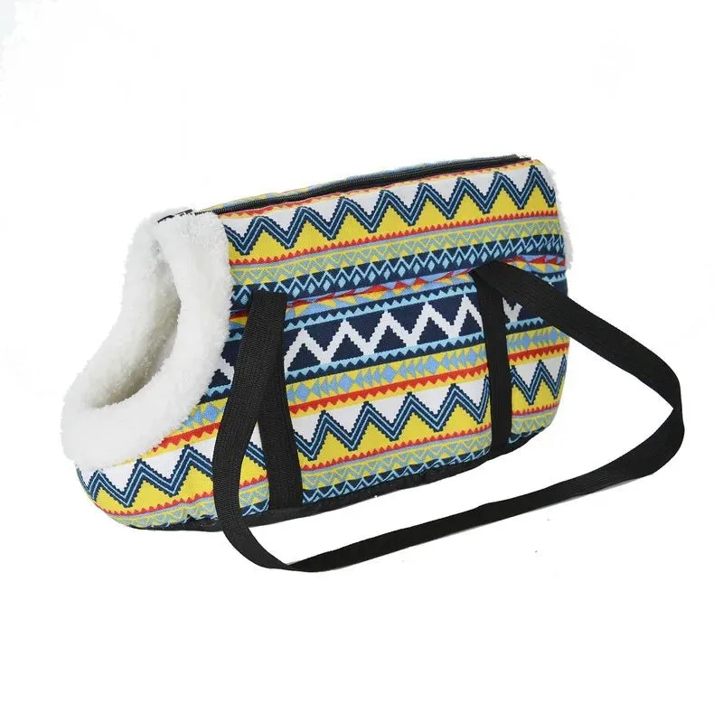Anniepaw Classic Small Dog Pet Carrier Cozy Soft Backpack Sling Bag for Travel