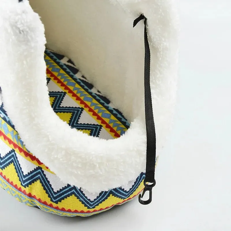 Anniepaw Classic Small Dog Pet Carrier Cozy Soft Backpack Sling Bag for Travel