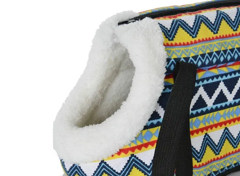 Anniepaw Classic Small Dog Pet Carrier Cozy Soft Backpack Sling Bag for Travel