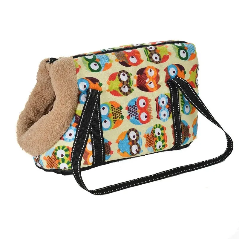 Anniepaw Classic Small Dog Pet Carrier Cozy Soft Backpack Sling Bag for Travel