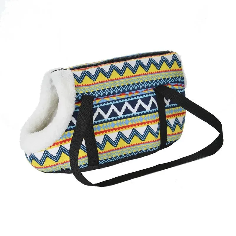 Anniepaw Classic Small Dog Pet Carrier Cozy Soft Backpack Sling Bag for Travel