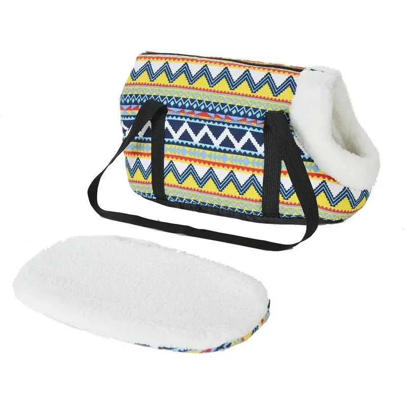 Anniepaw Classic Small Dog Pet Carrier Cozy Soft Backpack Sling Bag for Travel