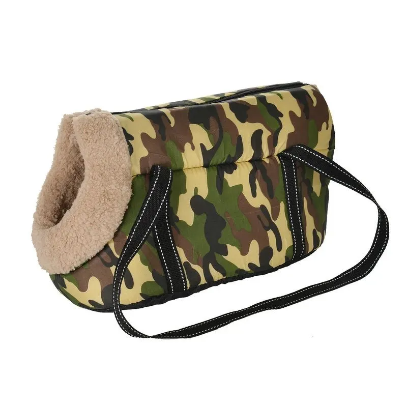 Anniepaw Classic Small Dog Pet Carrier Cozy Soft Backpack Sling Bag for Travel