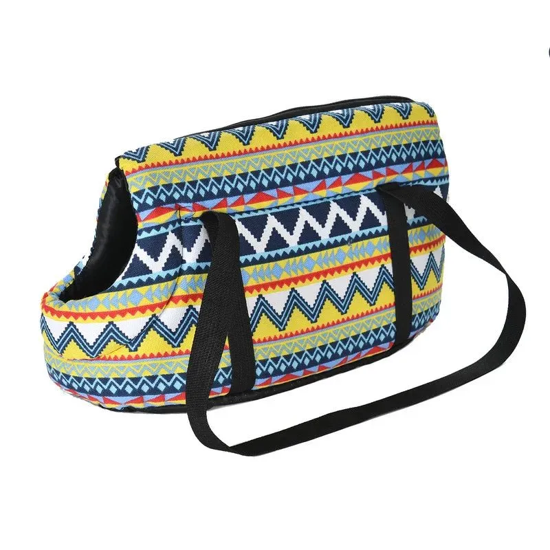 Anniepaw Classic Small Dog Pet Carrier Cozy Soft Backpack Sling Bag for Travel