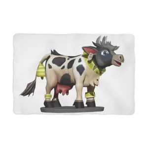 Black and White Cow Sublimation Pet Blanket