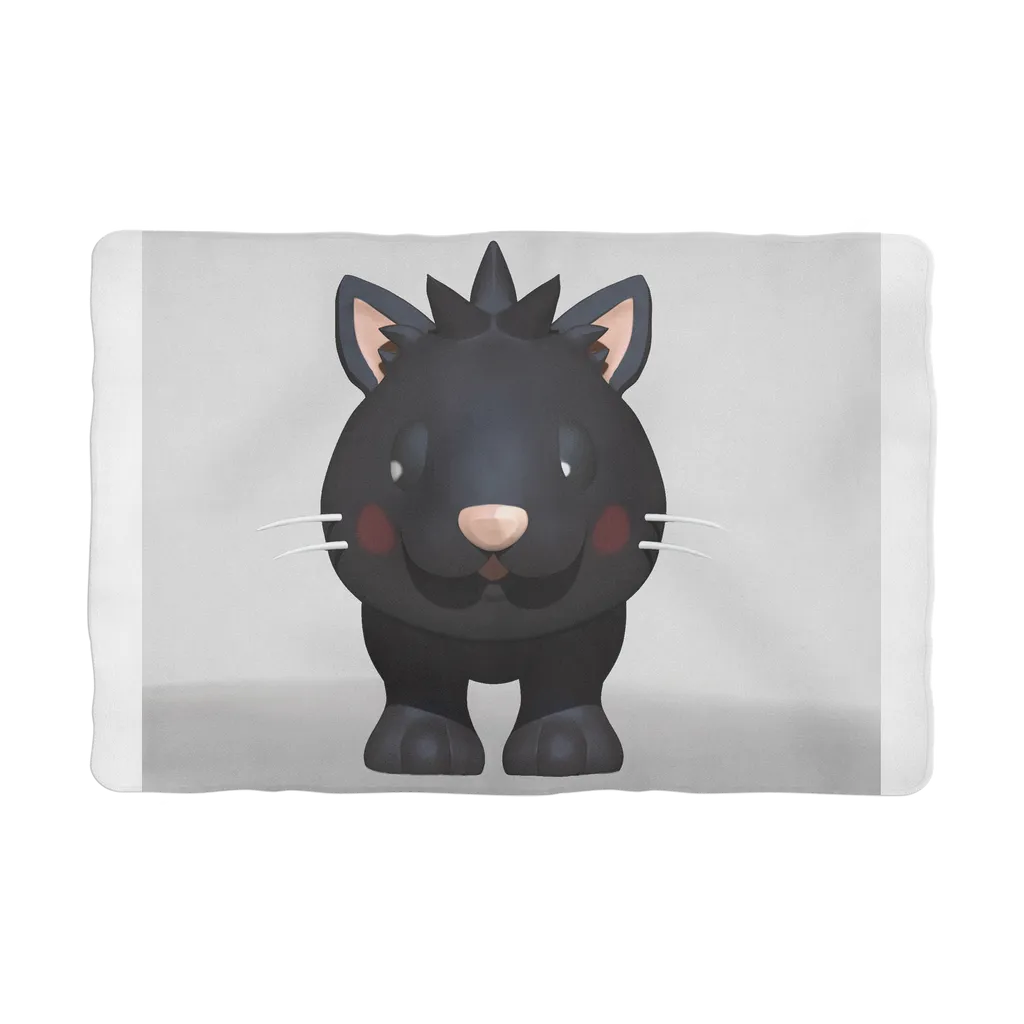 Black Kitty Sublimation Pet Blanket