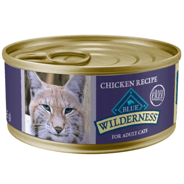 BLUE Wilderness Grain Free Chicken Recipe Canned Cat Food