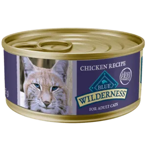 BLUE Wilderness Grain Free Chicken Recipe Canned Cat Food