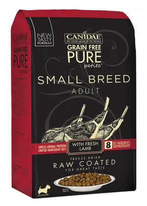 Canidae PURE Petite Small Breed Lamb Recipe Raw Coated Dry Dog Food