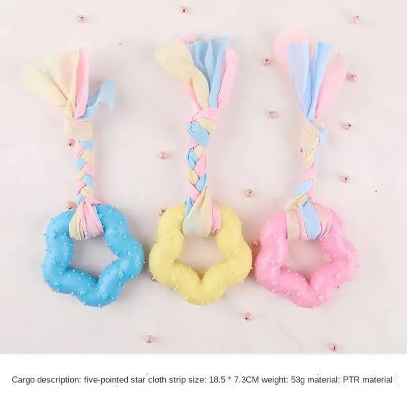 Chewy Puppy Teething Toy for Molar Cleaning