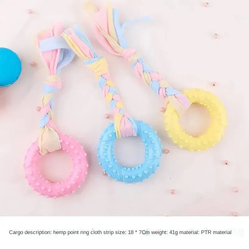 Chewy Puppy Teething Toy for Molar Cleaning