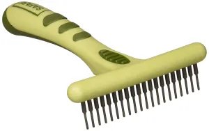 Coastal Pet Safari Dog Single Row Undercoat Rake - Undercoat Brush For Dogs With Medium And Long Hair - Dog Detangler Comb And Dematting Brush - Singl