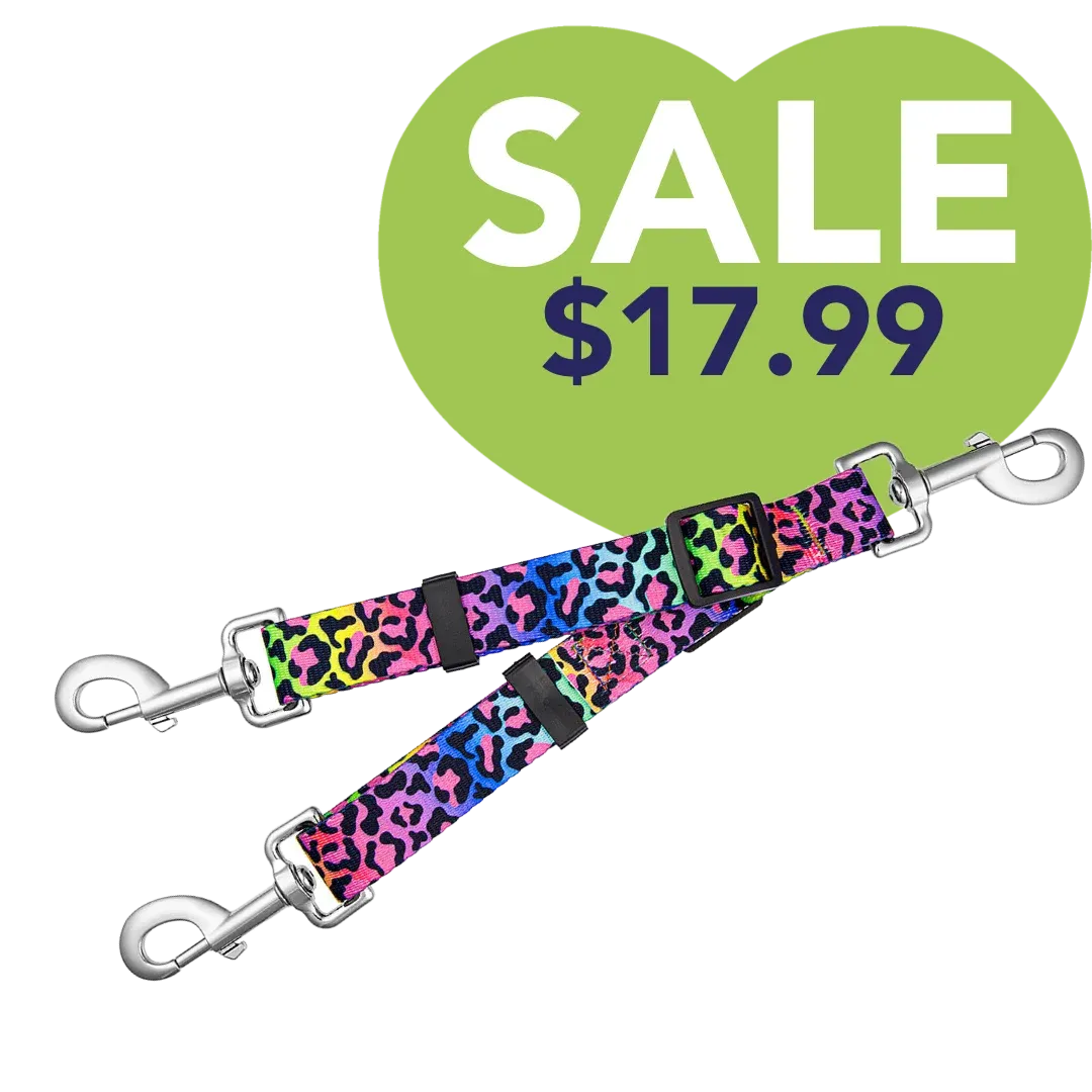 Connector Straps Neon Leopard by Groom Loop