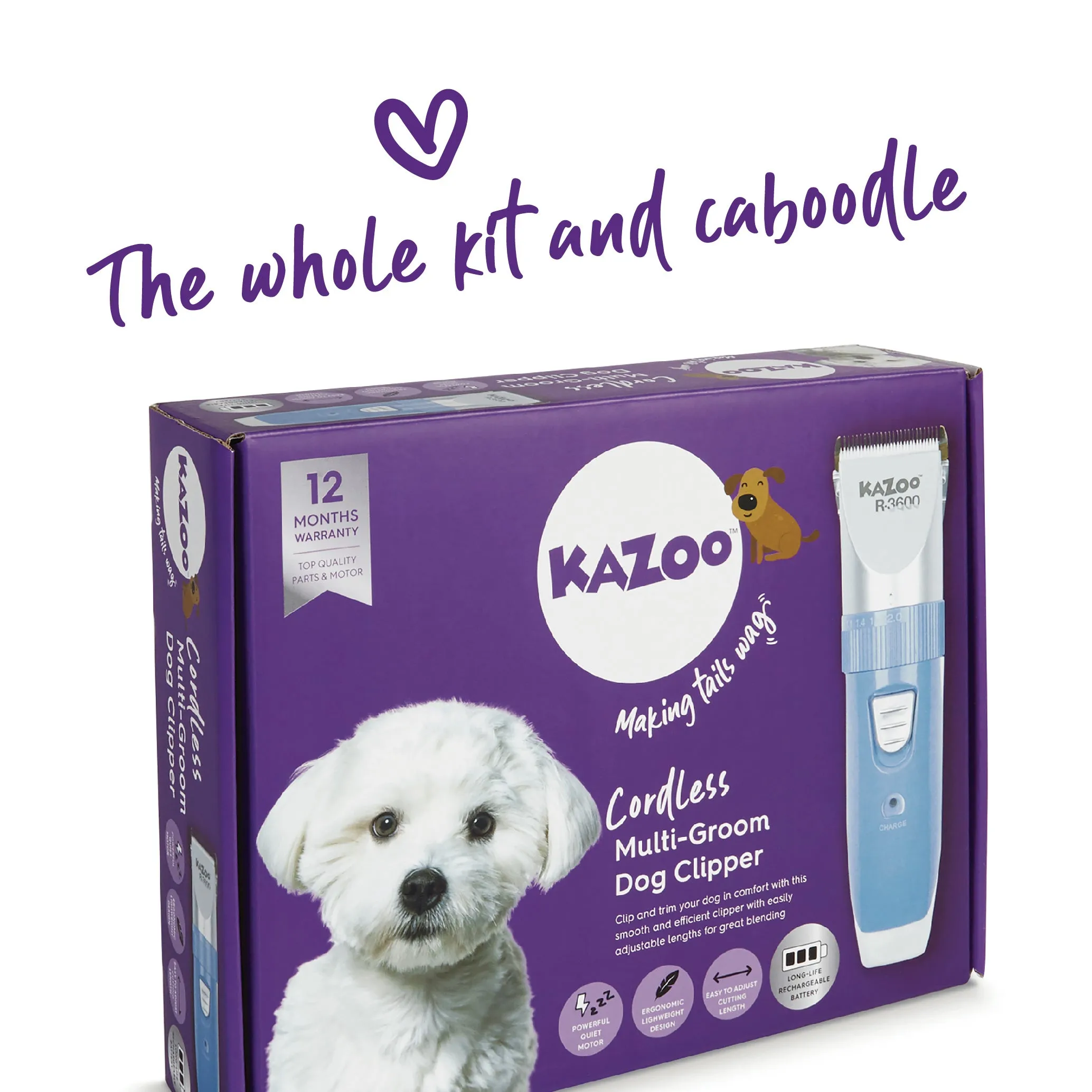 Cordless Multi-Groom Dog Clipper
