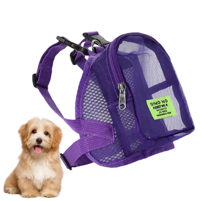 Dog Carrier Bag and Puppy Backpack - Pet Self Carrier with Poop Bags Dispenser - Comfort Sling Handbag Tote for Small Pets - Essential Pouch Accessories
