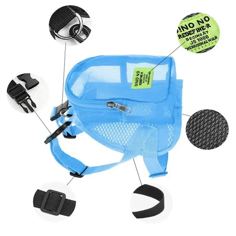 Dog Carrier Bag and Puppy Backpack - Pet Self Carrier with Poop Bags Dispenser - Comfort Sling Handbag Tote for Small Pets - Essential Pouch Accessories
