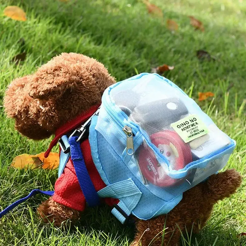 Dog Carrier Bag and Puppy Backpack - Pet Self Carrier with Poop Bags Dispenser - Comfort Sling Handbag Tote for Small Pets - Essential Pouch Accessories