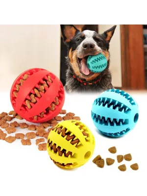 Dog Toy Ball, Nontoxic Bite Resistant Toy Ball for Pet Dogs Puppy Cat