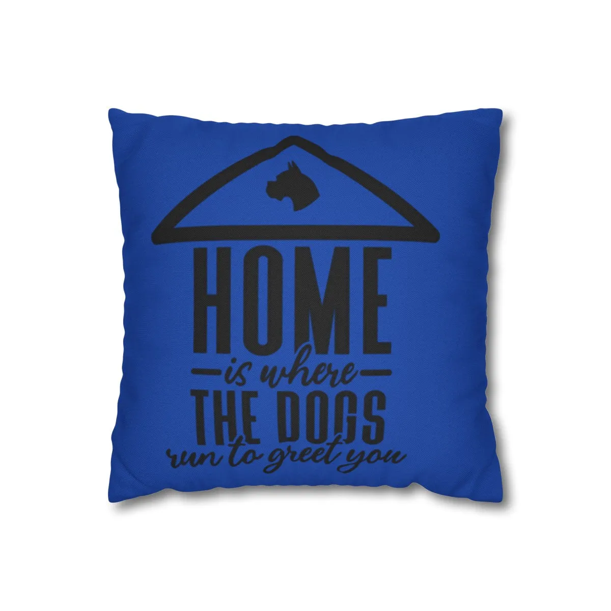 Dogs run to greet you | Square Pillowcase