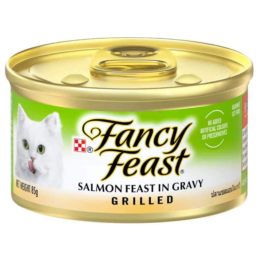 Fancy Feast Grilled Salmon Feast Gravy Gourmet 24X85g