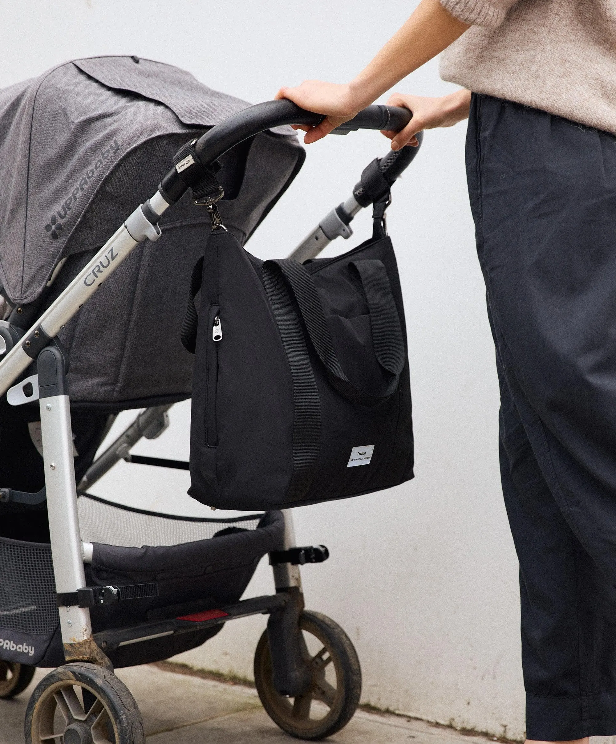 Finnsøn Selby Eco Changing Bag with Changing Mat - Black
