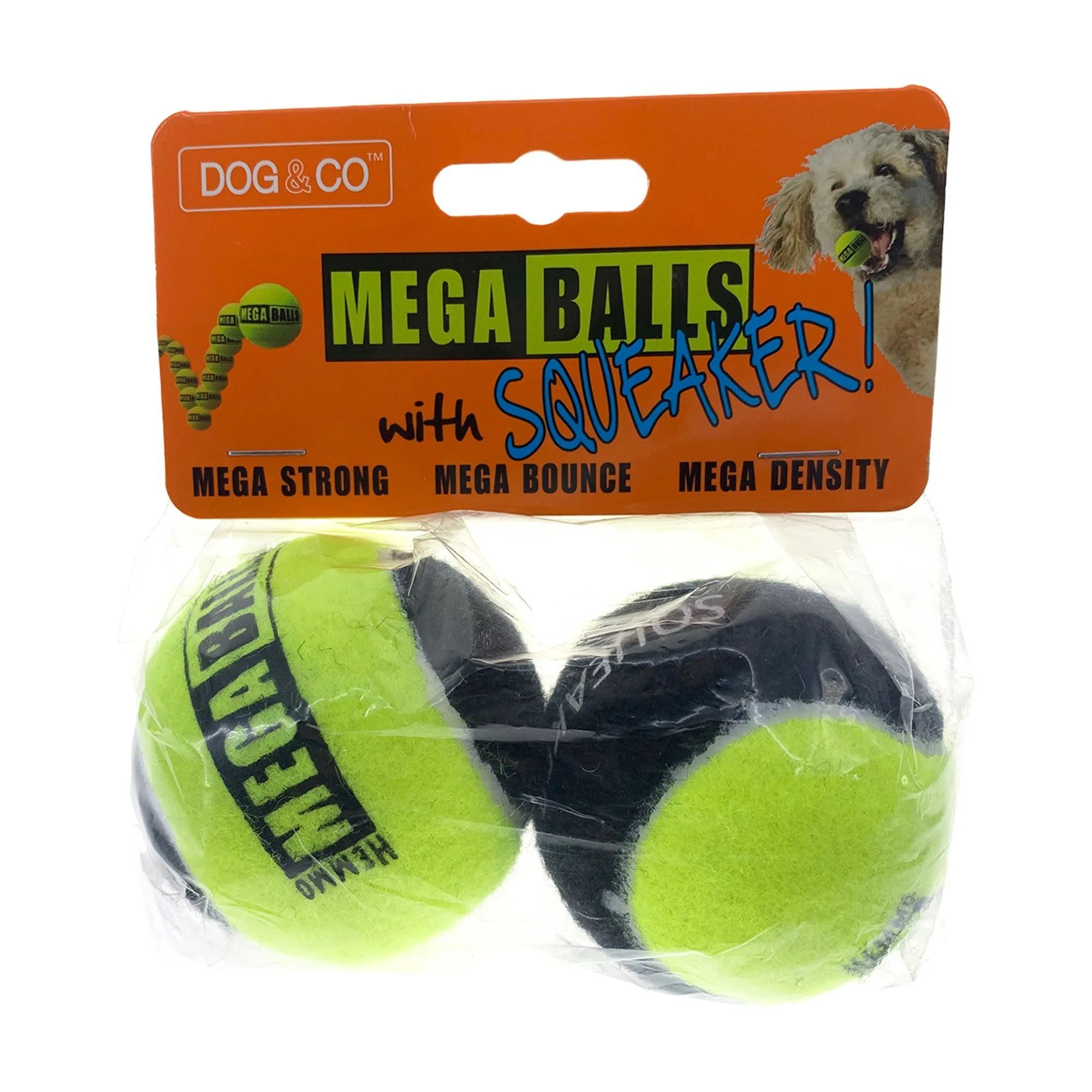 Hemmo & Co Mega Squeaker Balls - 2 Pack