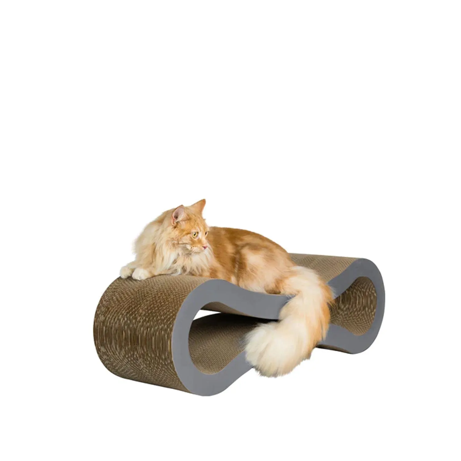 Infinity Cat Scatcher & Lounge - Slate Grey
