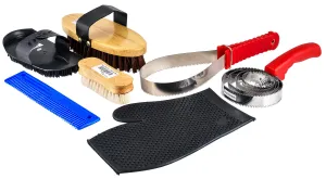 Jeffers Horse Grooming Kit, 7-piece