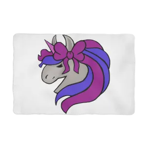 JohnsonKelly_UnicornHead2 Sublimation Pet Blanket