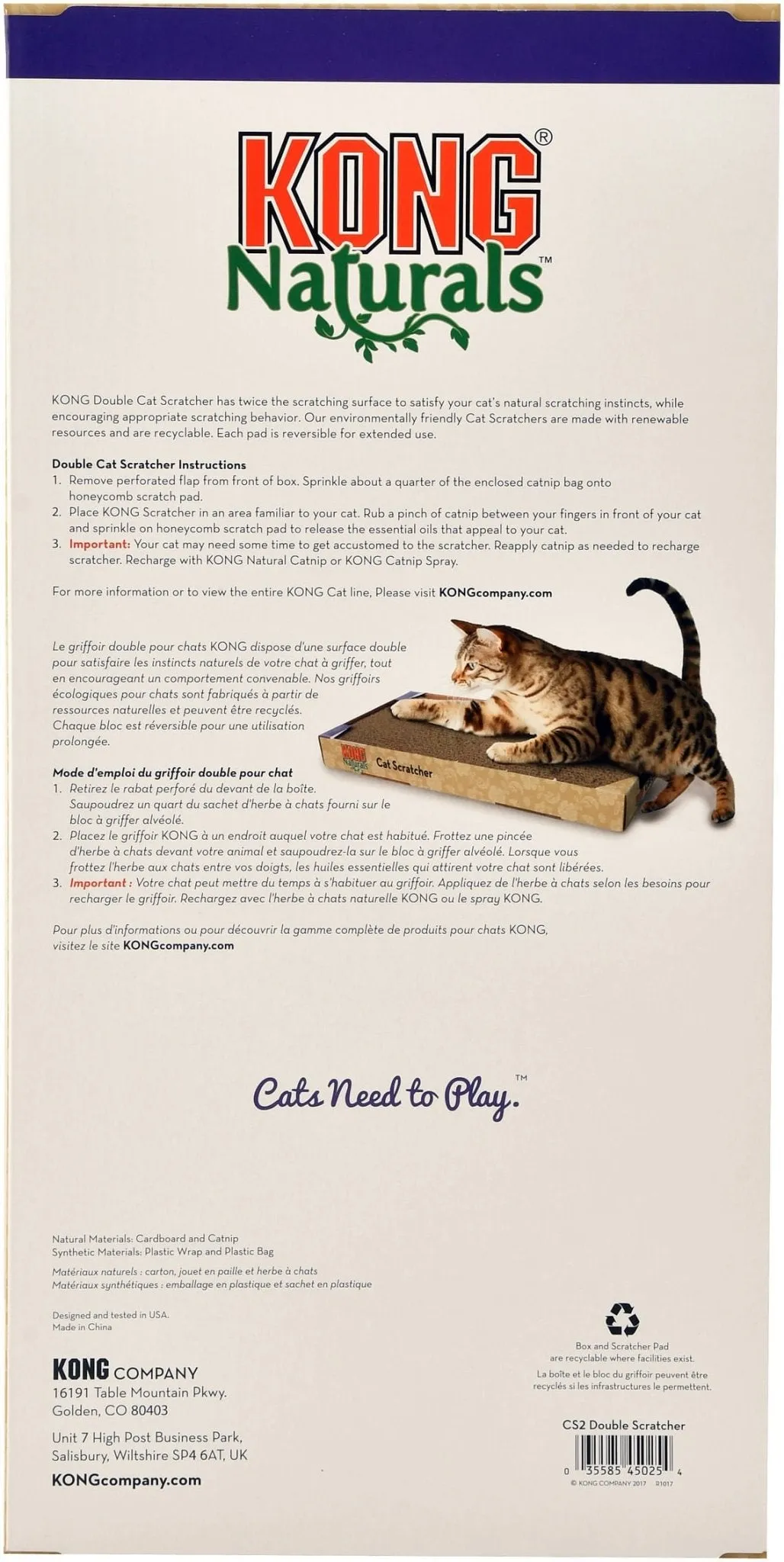 KONG Naturals Cat Scratcher
