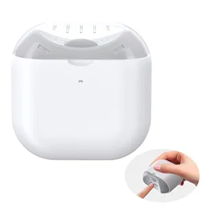 KRX Electric Nail Clipper, Fingernail Cutter and File 2 in 1 Design, Nail Scraps Storage, No Sharp Claws Hurt, Dual Speed Gear, Safe Electric Nail Trimmer for Baby, Kids, Seniors and Adult