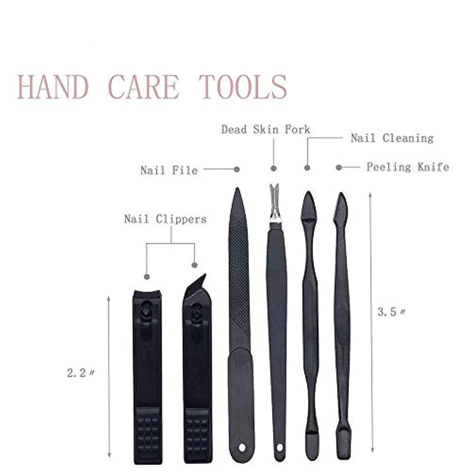 Manicure Set 18 in 1 Nail Clippers Set Stainless Steel Manicure Set