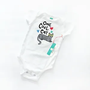 One Cool Cat Baby Onesie - Organic Cotton