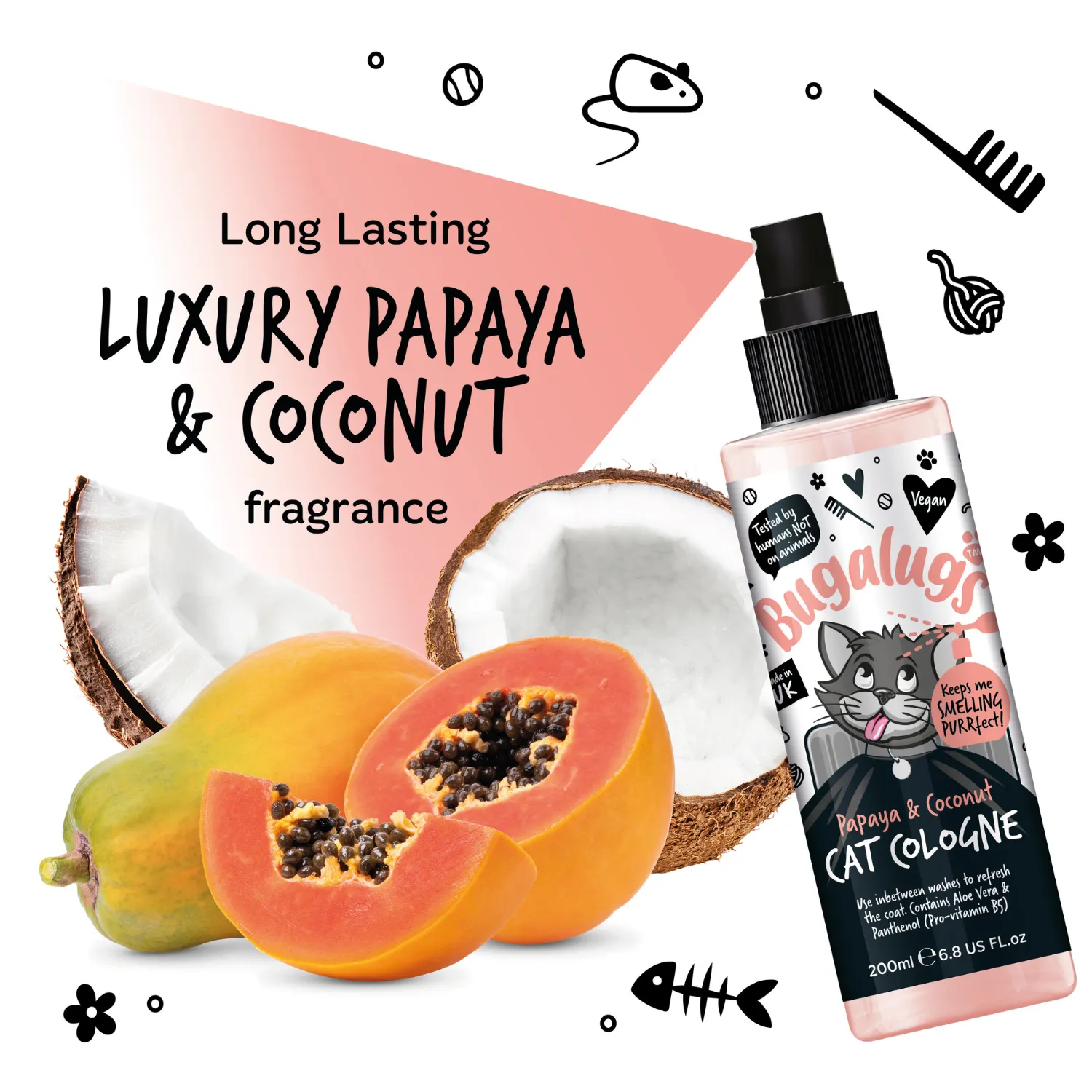 Papaya & Coconut Cat Cologne