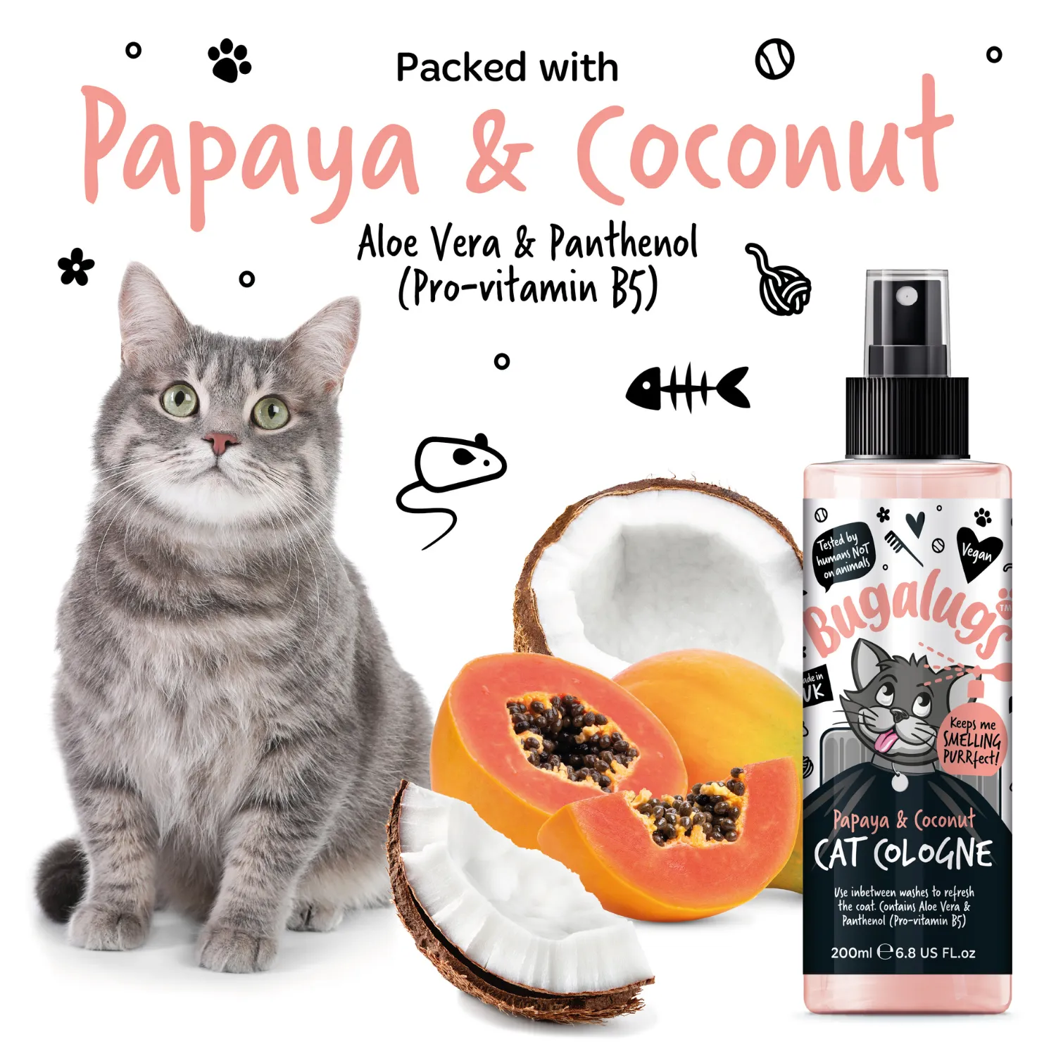 Papaya & Coconut Cat Cologne