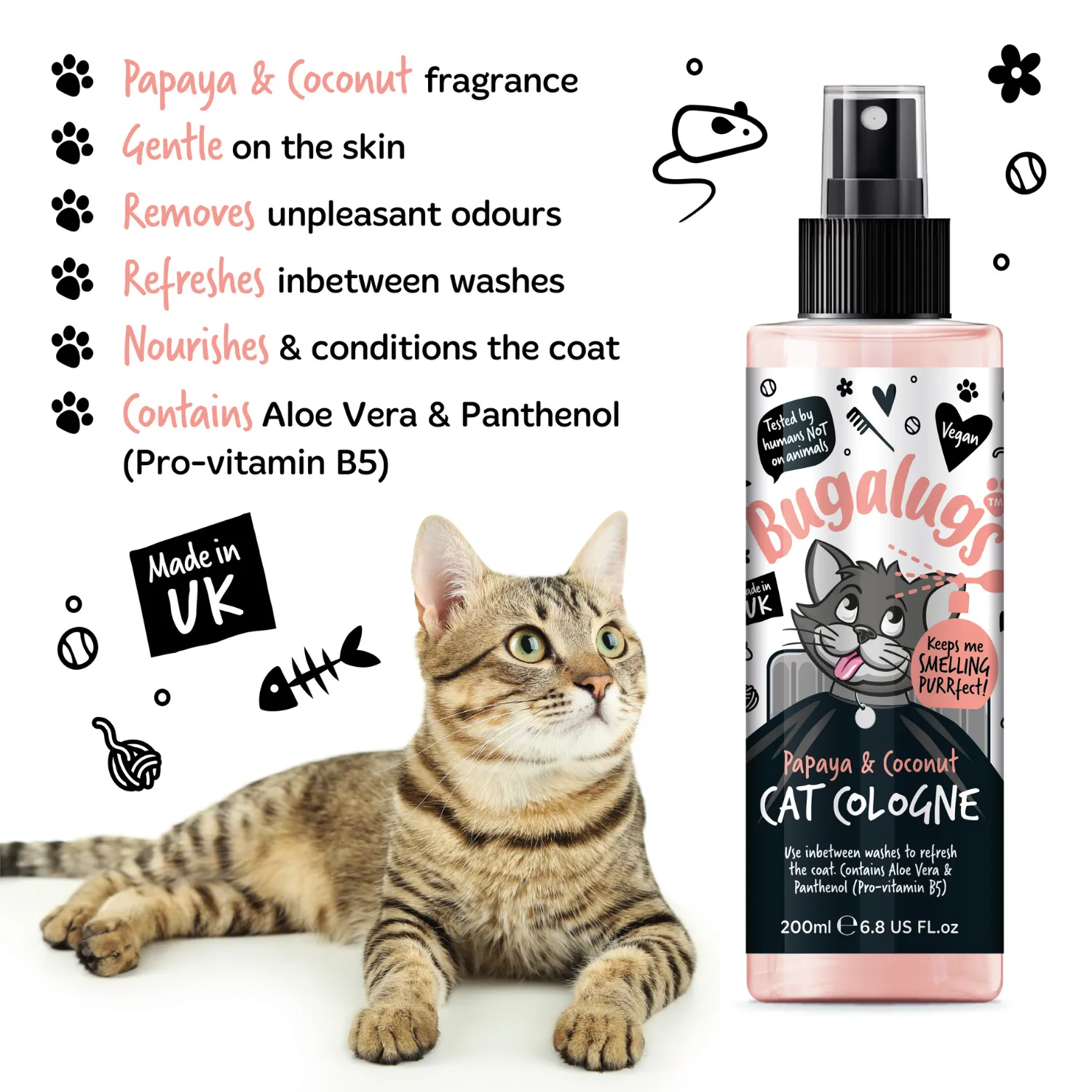Papaya & Coconut Cat Cologne
