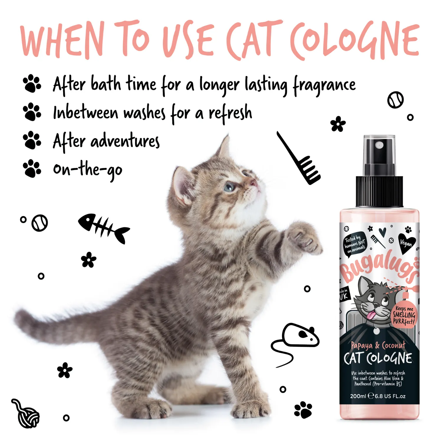 Papaya & Coconut Cat Cologne