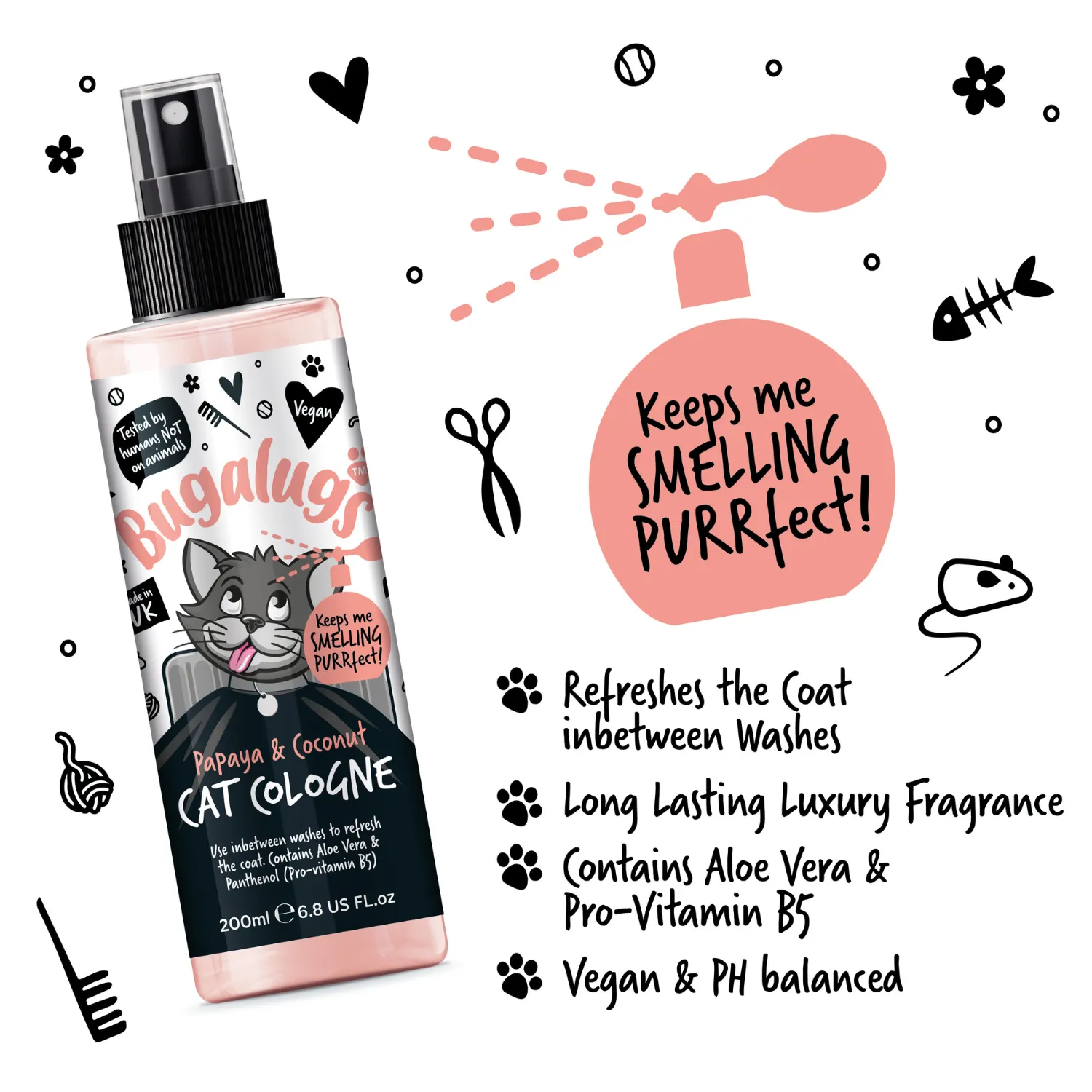 Papaya & Coconut Cat Cologne