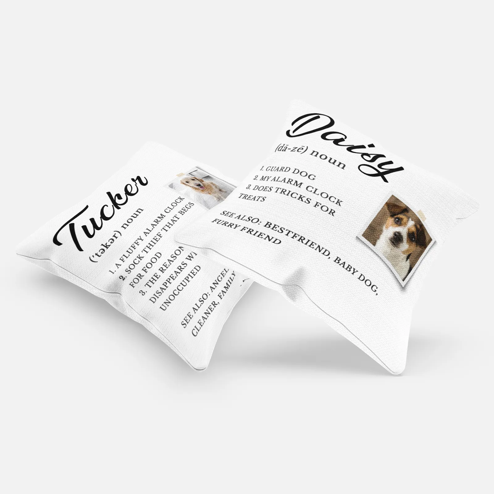 Personalized Dog Meaning Photo Pillow