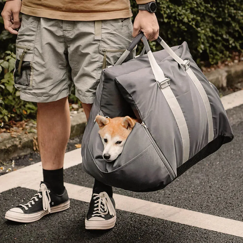 Pet Car Safety Seat Bed Pad Kennel | Double-Sided Fabric | Fully Removable and Washable | Travel Dog Car Seat Cover