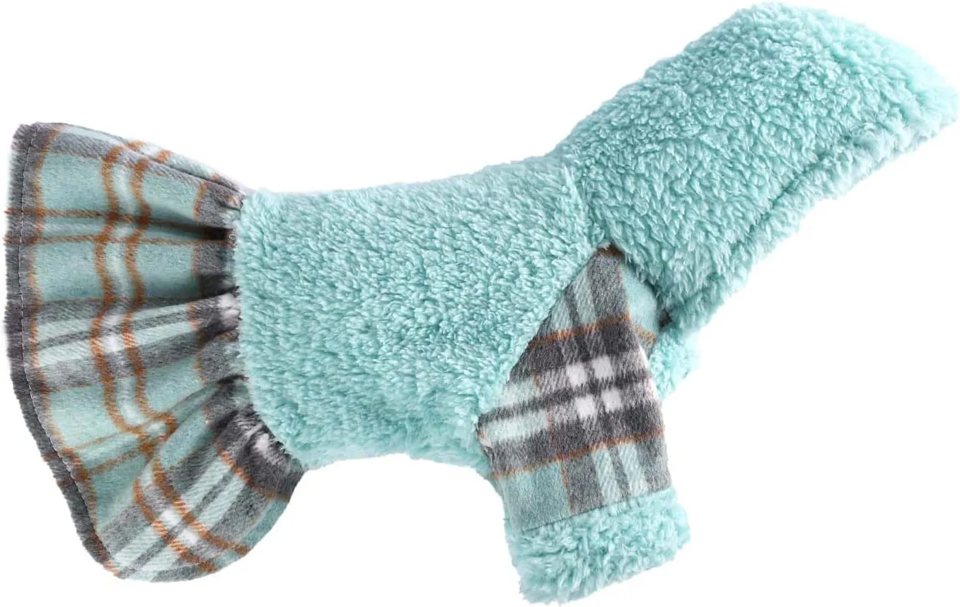 Pet Hoodie & Sweater for Small Dogs - Cold Weather Dog Coats & Sweatshirts (XX-Small, Green)
