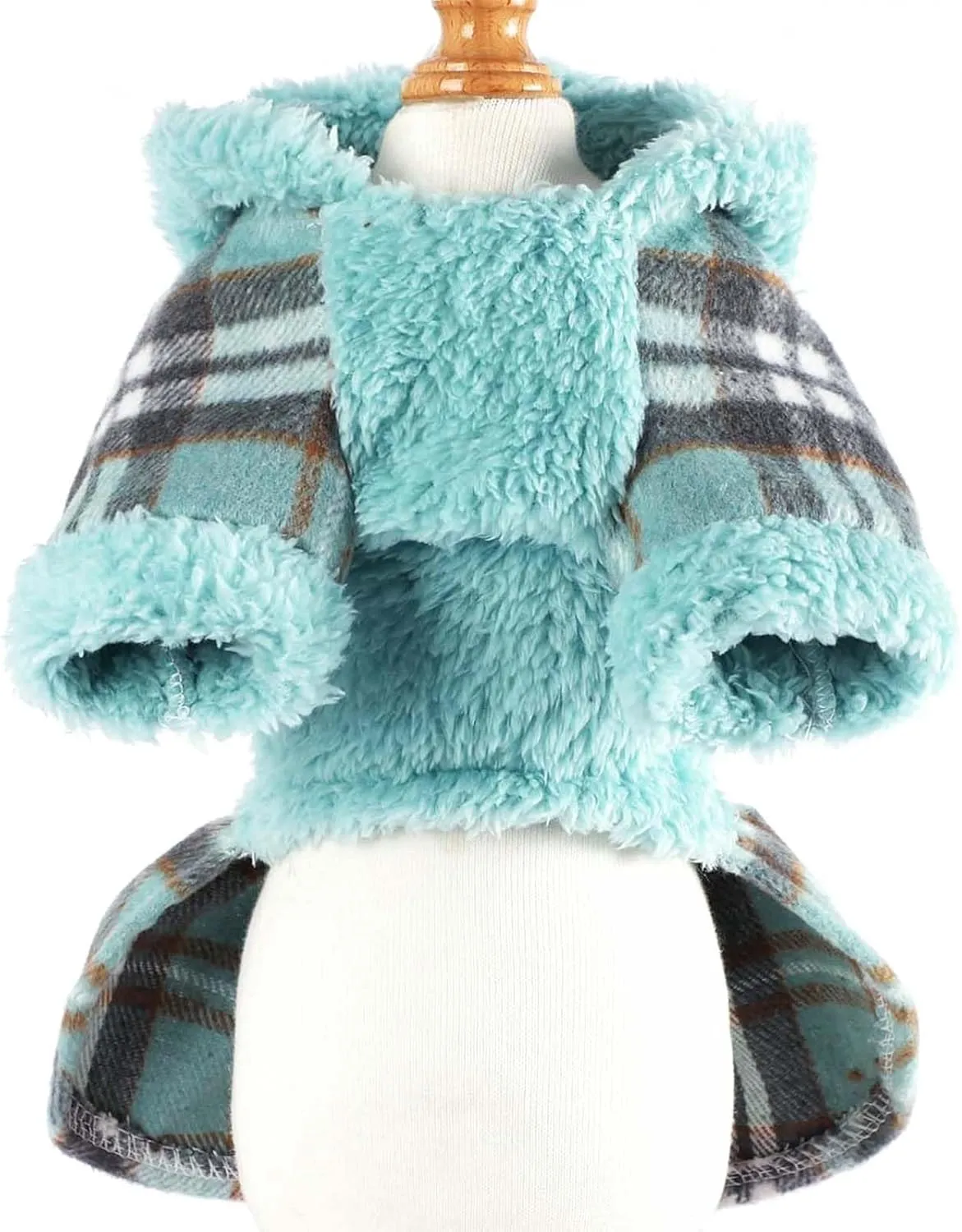 Pet Hoodie & Sweater for Small Dogs - Cold Weather Dog Coats & Sweatshirts (XX-Small, Green)