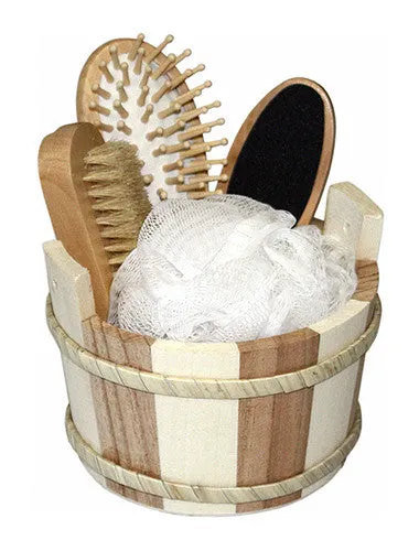 Pet Project Brown Small Pet Bath Set - 5"